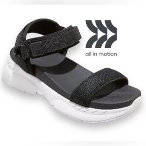 NWT ALL IN MOTION Women's Michelle Hiking Sandals -BLACK